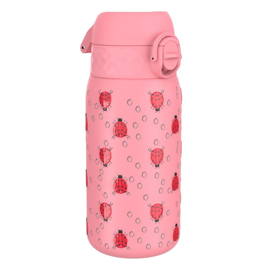 Ion8 Leak Proof Thermal Steel Water Bottle, Insulated, Ladybugs, 320ml (11oz)