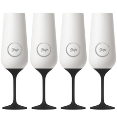 Insulated Champagne Flute White
