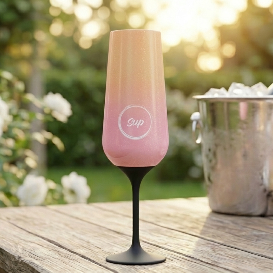 Insulated Champagne Flute Ombre