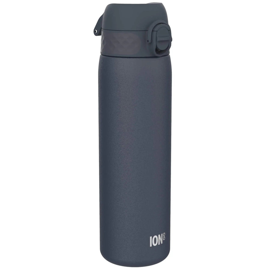 Ion8 Leak Proof Slim Thermal Steel Water Bottle, Insulated, Ash Navy, 500ml (17oz)