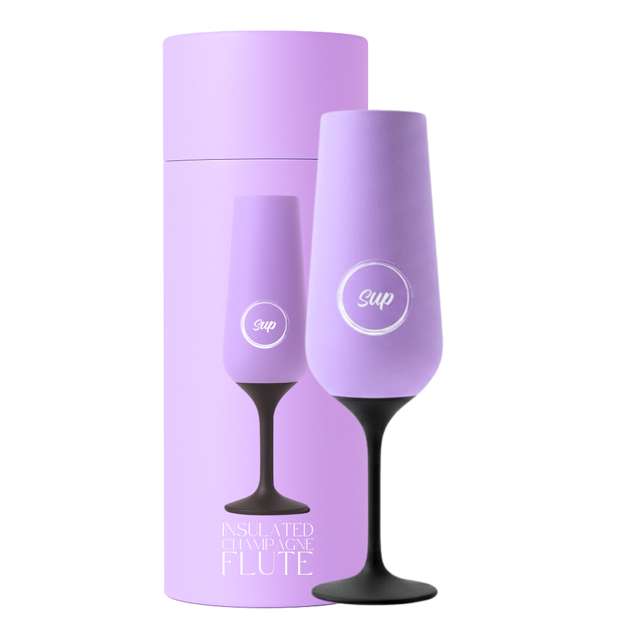 Insulated Champagne Flute Lilac