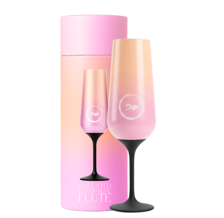 Insulated Champagne Flute Ombre