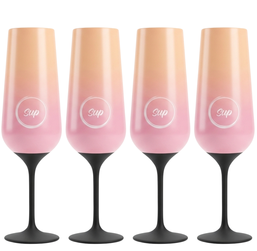 Insulated Champagne Flute Ombre