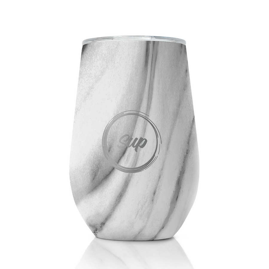 Insulated Wine Tumbler Marble ADD