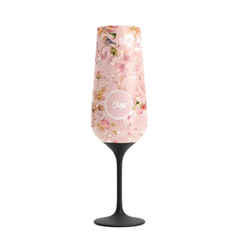 Insulated Champagne Flute Flowers