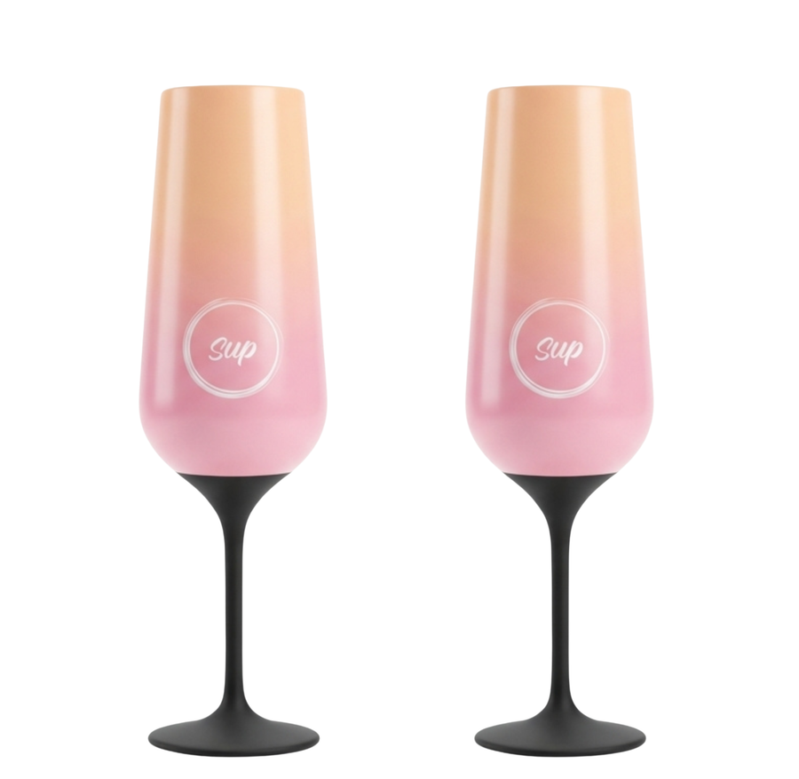 Insulated Champagne Flute Ombre