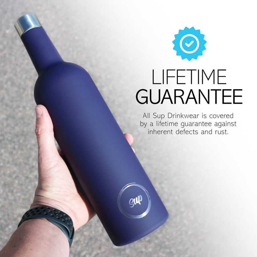 Insulated Wine Bottle Lifetime Guarantee 