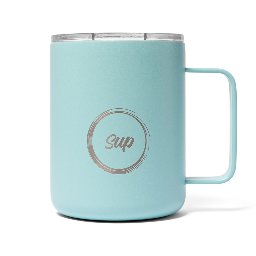 Insulated Mug With Handle | 350ml | Turquoise