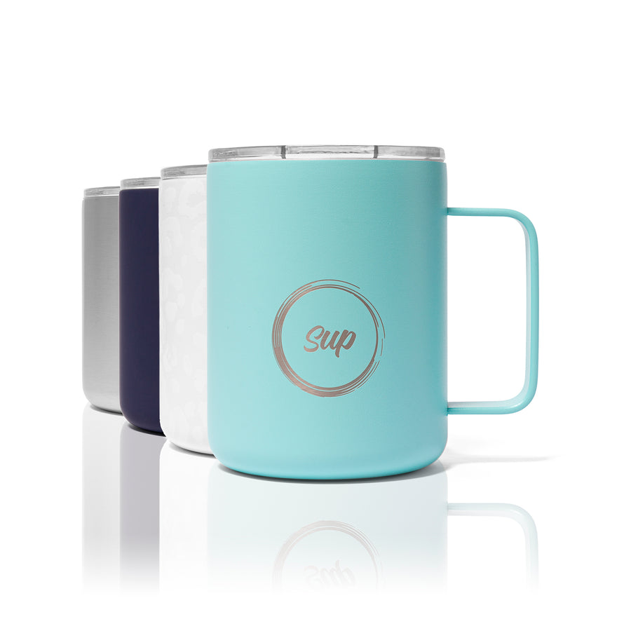 Insulated Mug With Handle | 350ml | Turquoise