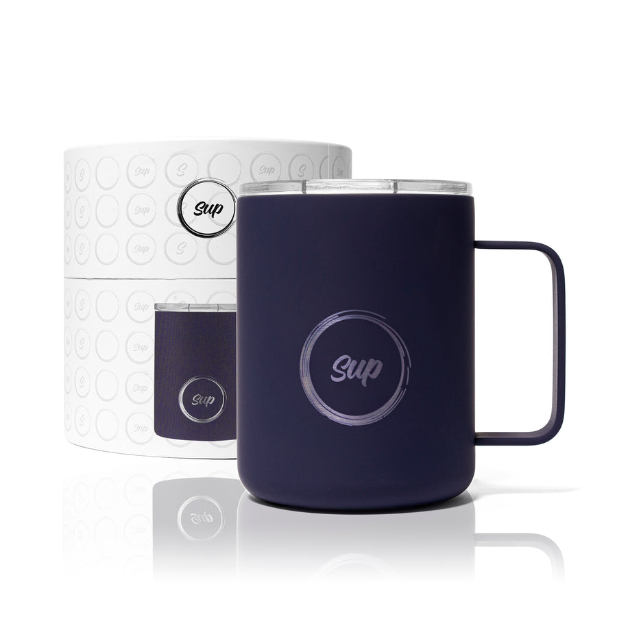 Insulated Mug With Handle | 350ml | Soft Navy