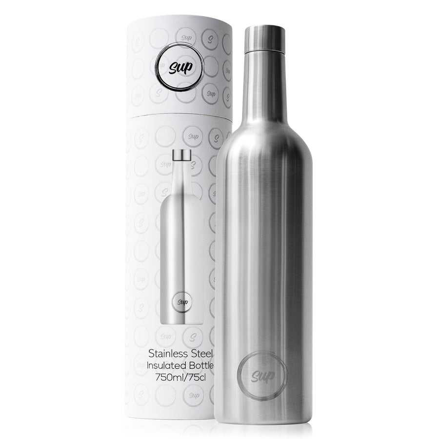Insulated Wine Bottle and Wine Tumbler Set | Stainless Steel