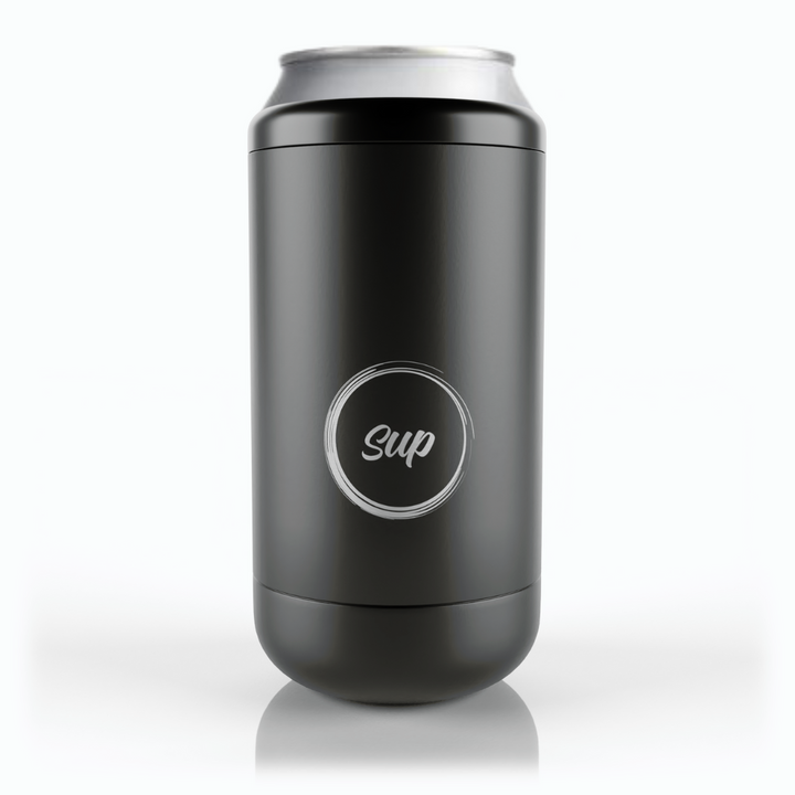 Sup Capsule beer can cooler bottle cooler sleeve black