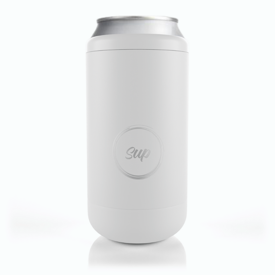 Sup Capsule beer can cooler bottle cooler sleeve white