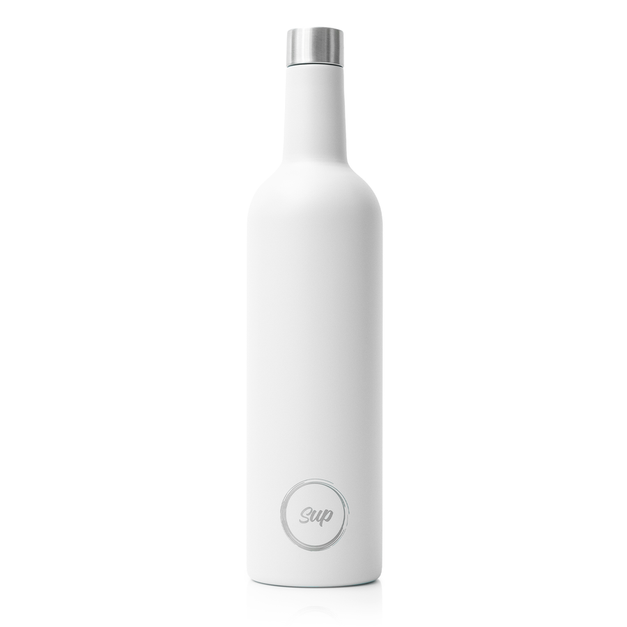 Insulated Wine Bottle White