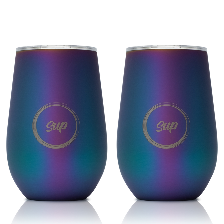 Insulated Wine Tumbler Twin Pack Galaxy