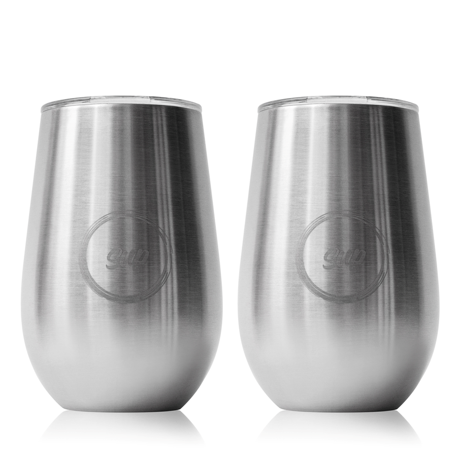Insulated Wine Tumbler Twin Pack Stainless Steel