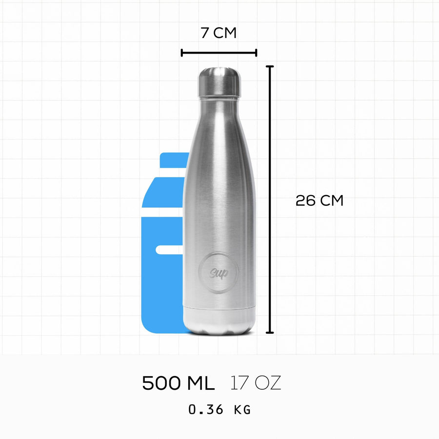 Insulated Water Bottle | 500ml | Stainless Steel