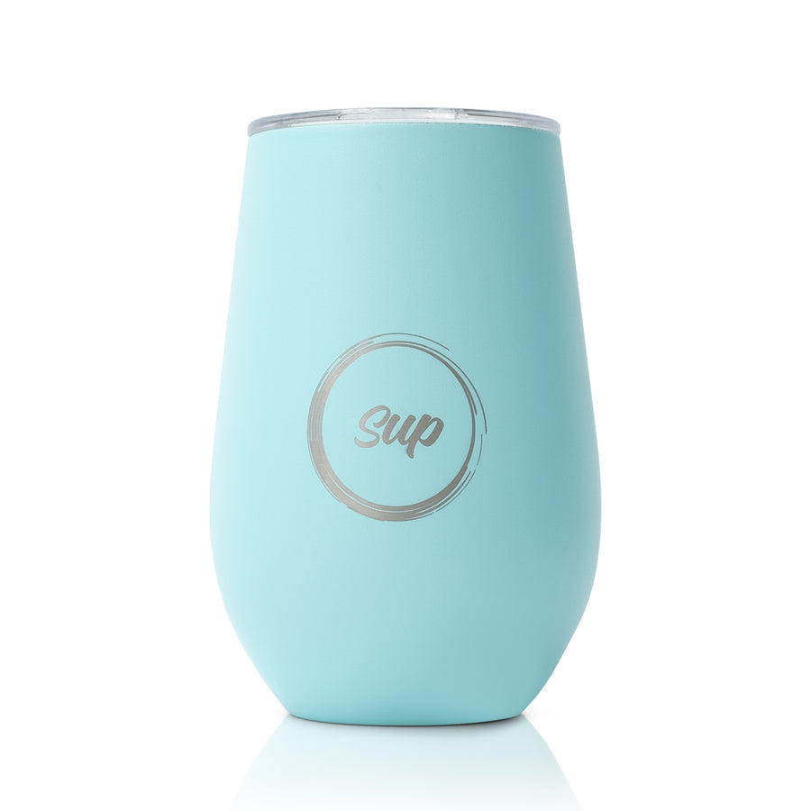 Insulated Wine Tumbler Turquoise