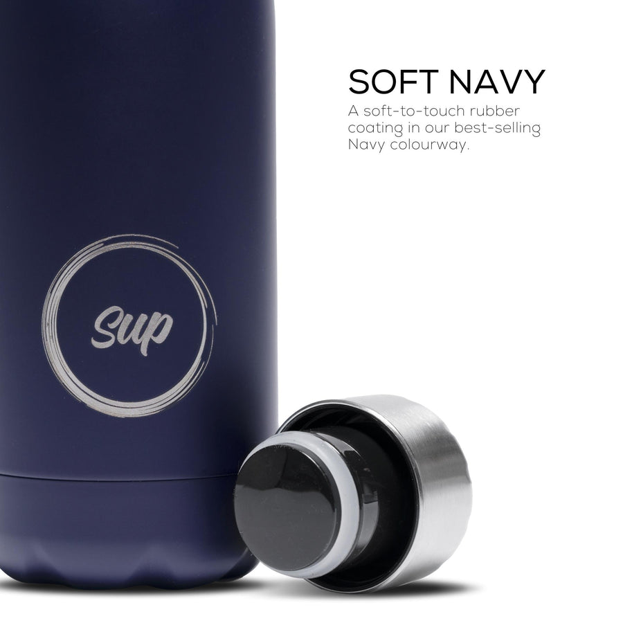 Insulated Water Bottle | 500ml | Soft Navy