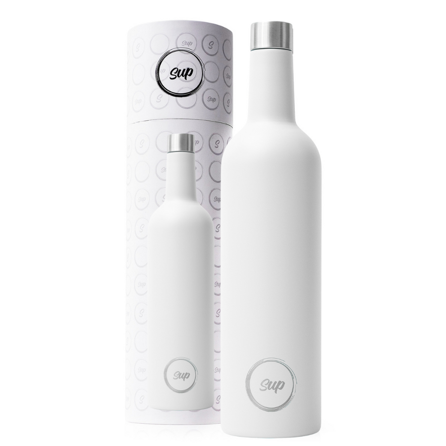 Insulated Wine Bottle White