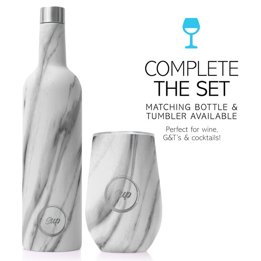 sup insulated wine bottle tumbler set 